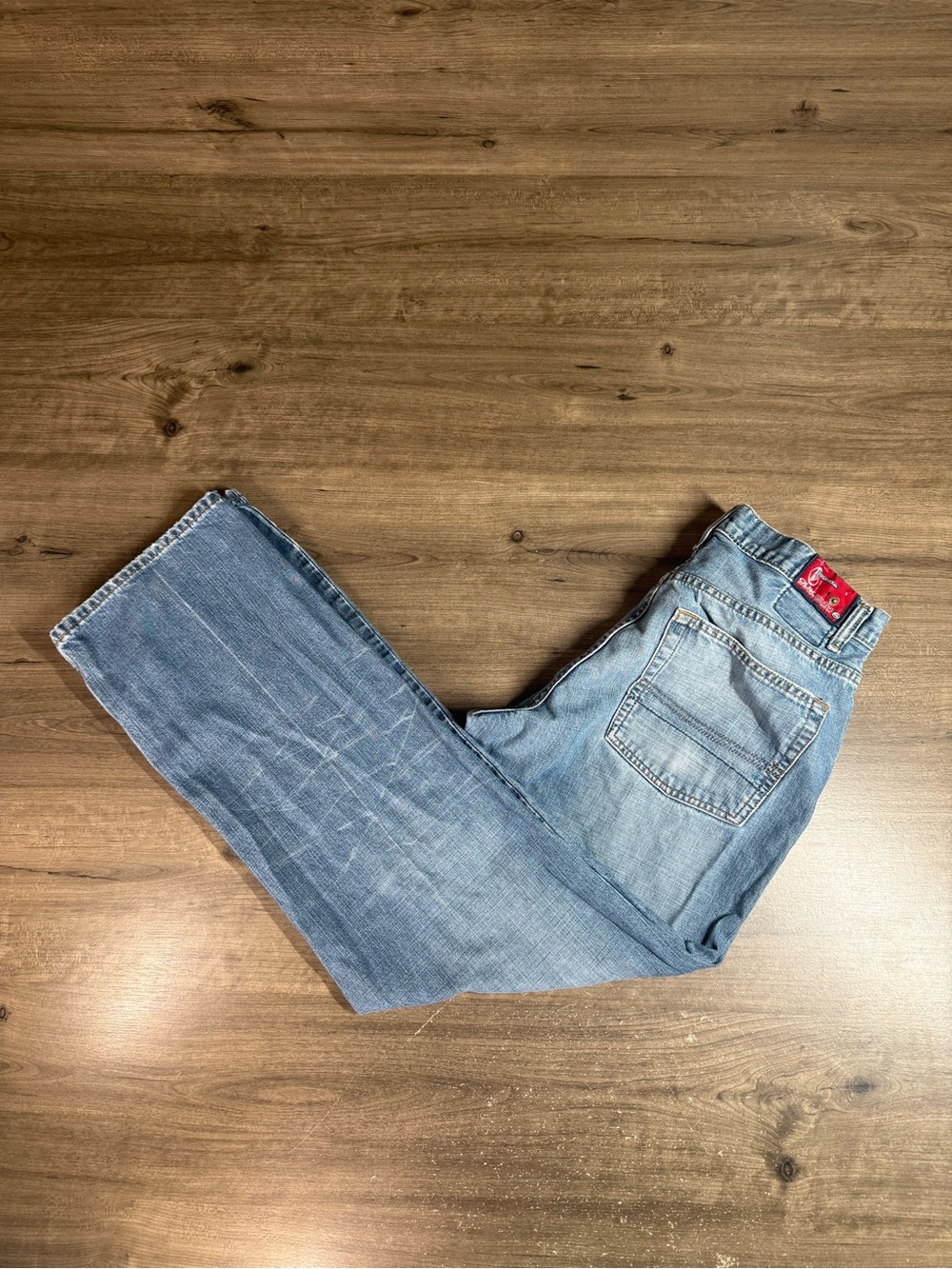 Vintage Y2K Quiksilver Men’s Jeans Light Wash Relaxed Straight Denim 32x32